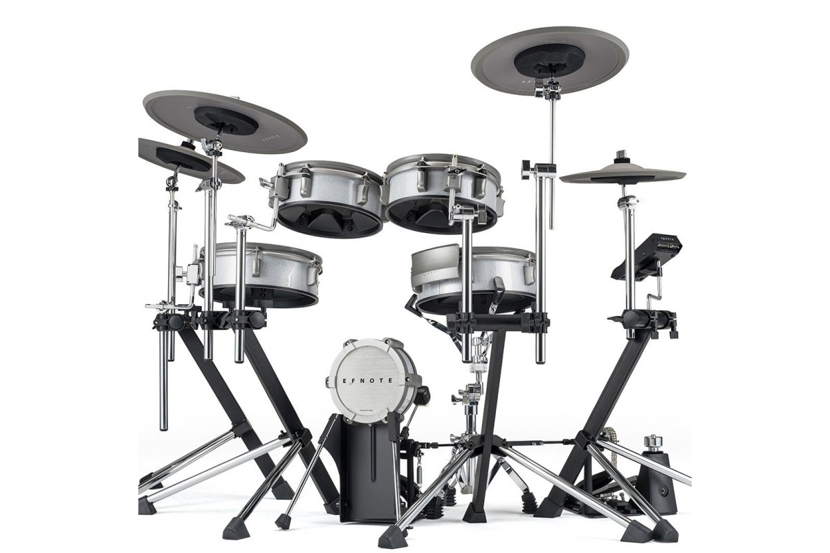 EFNOTE 3 Electronic Drum Set White Sparkle